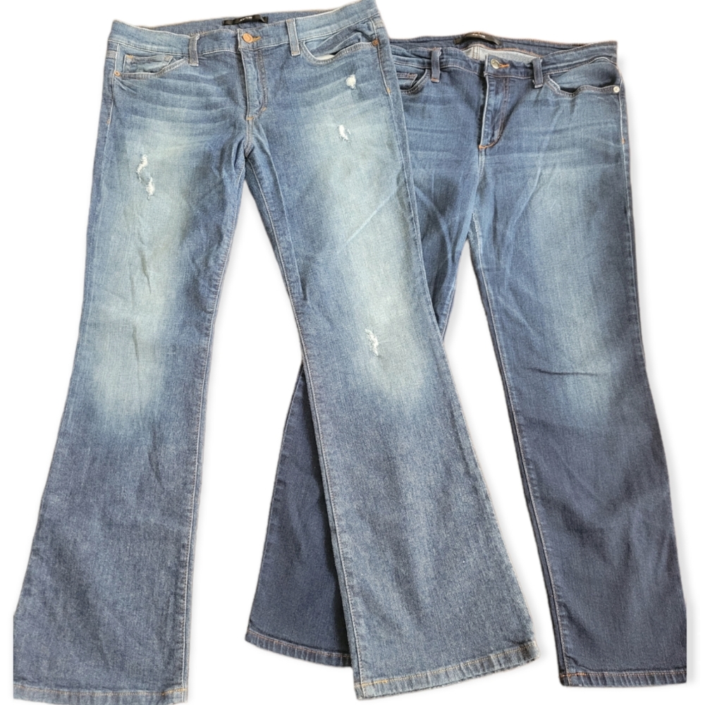 JOE'S JEANS Mid Rise 31×30 Bootcut & 31x26 Skinny Ankle Blue Jeans